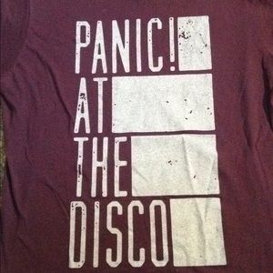 Panic at the disco band tshirt